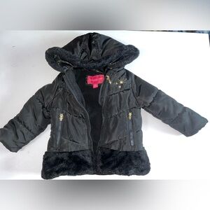 London Fog Girls Black Jackets Size 2T Bangladesh   Black With Golden Stars